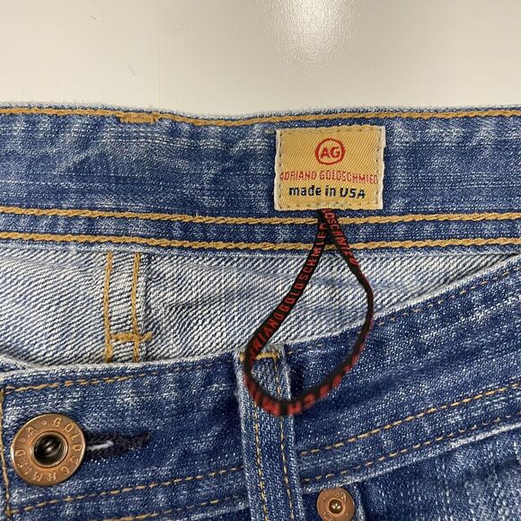 AG Adriano Goldschmied Men’s Regular Straight Jeans Early 2000’s USA Size 34x33 - Picture 2 of 11